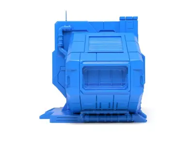 Sci-Fi House 2 3D print model