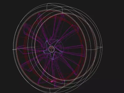 Tesla Model 3 19 inch Sport Wheels 3D model