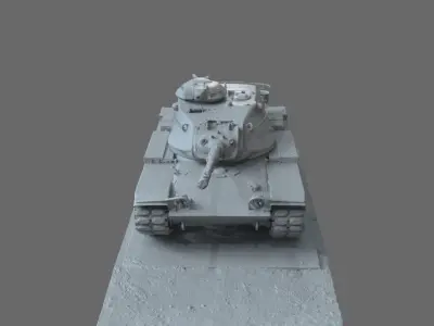 M60A1 Patton 3D model