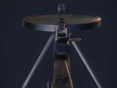 DP-27 Machine Gun Low-poly 3D model