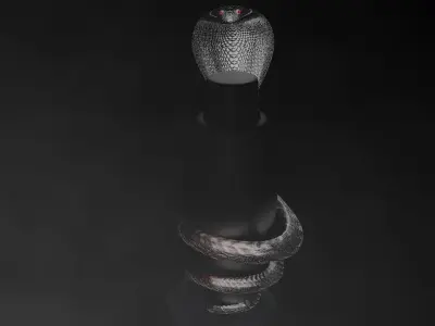 snake pen with 3D model