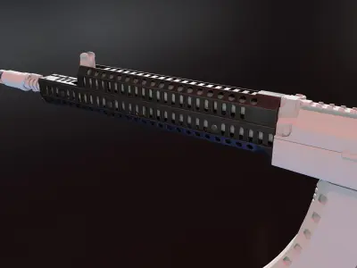 Zenitco Sport 12U Handguard Low-poly 3D model