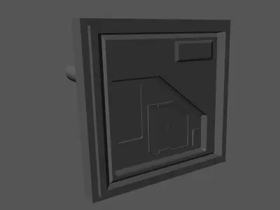 Hard Surface Clay Tools Stamp Sci Fi Panels  3D print model