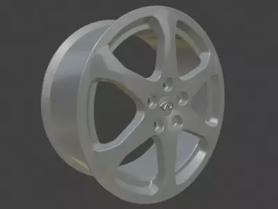 WHEEL BASED on PLATINUM ACURA 3D model
