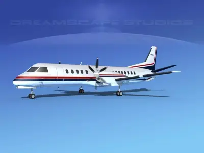 SAAB 2000 Corporate 2 3D model