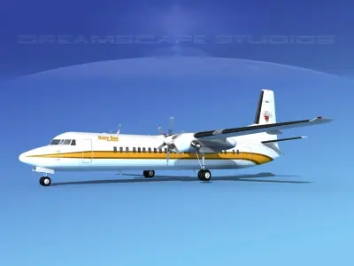 Fokker F-60 Buzy Bee 3D model