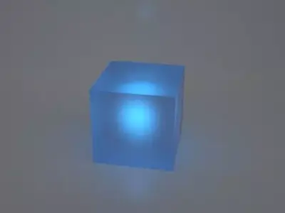 The Tessaract led cube table lamp 3D model