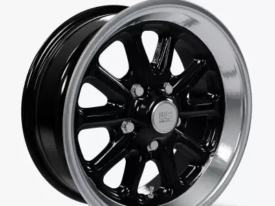 US Mags Rambler Wheel Gloss Black 3D model