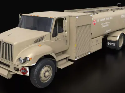 Kovatch R11-6000 Refueler Sand 3D model