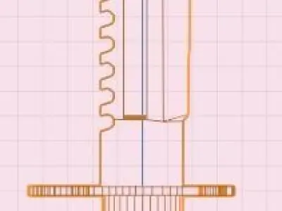 M9 Bayonet Free low-poly 3D model