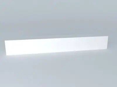Asymmetrical bench Free 3D model