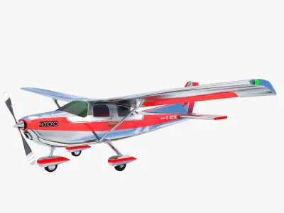 Skycatcher Aircraft Aviation Plane Low-poly 3D model