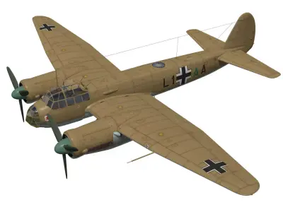 Junkers Ju 88 A-5 3D model