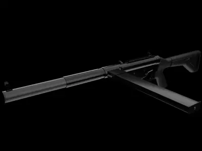 STEN Modified V2 Free 3D model