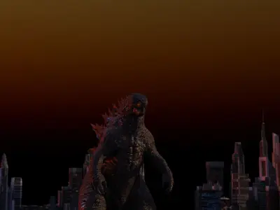 Godzilla - The Ultimate Roar 3D model