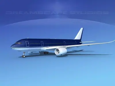 Airbus A350-800 Corporate 3 3D model