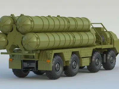 S-300 Missile System 3D model