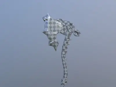 Goat Axe Low-poly 3D model