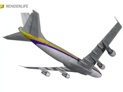 Boeing 747 Aircraft 3D model