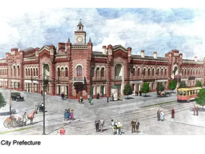 City Prefecture 3D model