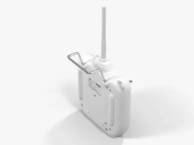 DJI Phantom Remote Control 5 8GHz Lipo Battery Low-poly 3D model