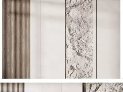 wall panel 23 Free 3D model