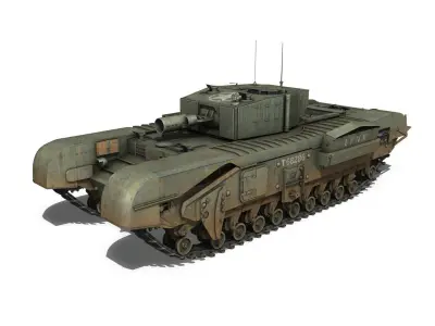 Churchill MK III - AVRE - Lynx 3D model