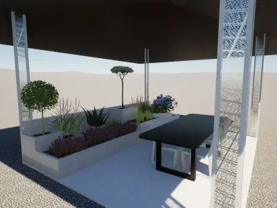 Canopy 3D model 2