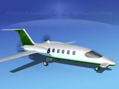 Piaggio Avanti P180 V12 3D model