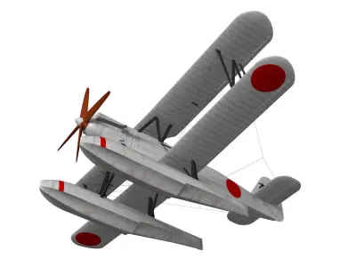 Kawanishi E7K1 Alf 3D model