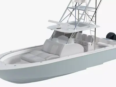 Sport Fishing Boat 3D model