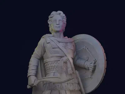 Alexander the Great Sculpture 3D print model