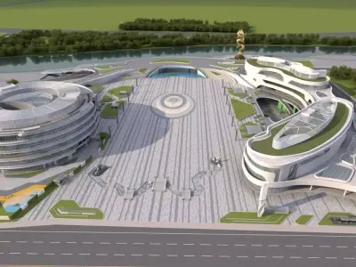 Commercial Complex 2 3D model