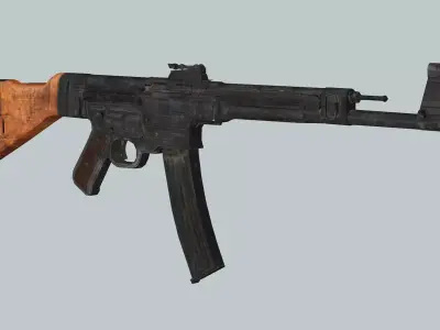 STG 44 Sturmgewehr Stg44 Low-poly 3D Model Low-poly 3D model