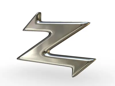 Zagato logo 3D model