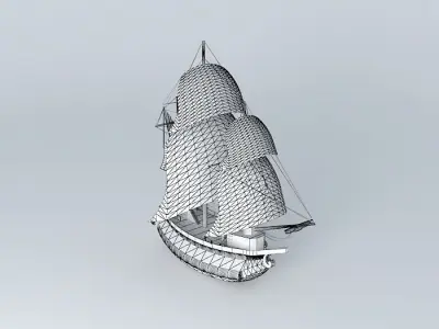 SPANISH STYLE GALLEON 3D model