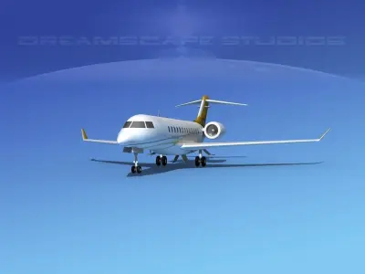 Global Express 6000 V01 3D model