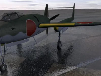 Mitsubishi J4M1 Senden - aka Luke 3D model