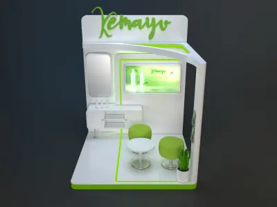booth design 3D model