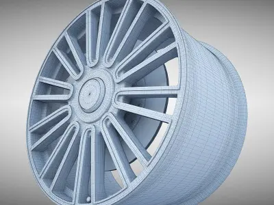 Mansory Wheel 3D model