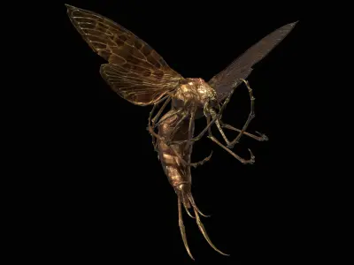 FlyingBug2 A1 Low-poly 3D model