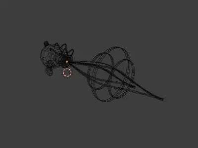 Raygun sonic hedgehog - music video Free low-poly 3D model