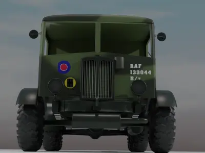 British Airfield Vehicle 3D model