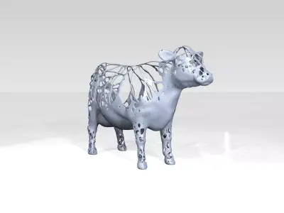 Cow Dust Voronoi 3D model