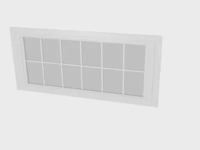  Stretch WIndow Low-poly 3D model