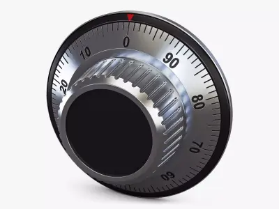 Rotation Mechanical Code Disk Lock v 2 3D model