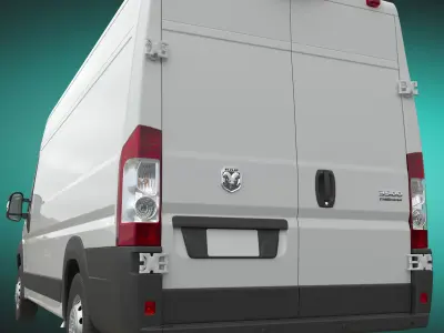 2024 Ram ProMaster 3500 TRADESMAN CARGO VAN HIGH ROOF 159 WB EXT 3D model