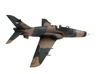 BAE HAWK MK 209 Low-poly 3D model