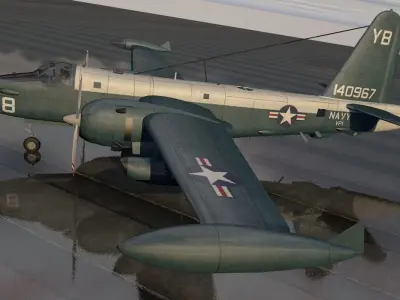 Lockheed P2V-7 Neptune - SP-2H 3D model