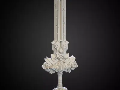 Stylized Sword 17 3D model